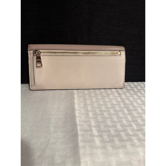 Coach Cora Domed Satchel Purse Leather Grey Birch Chalk Bicolor. - Picture 6 of 7